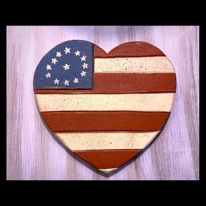 Americana wooden sign